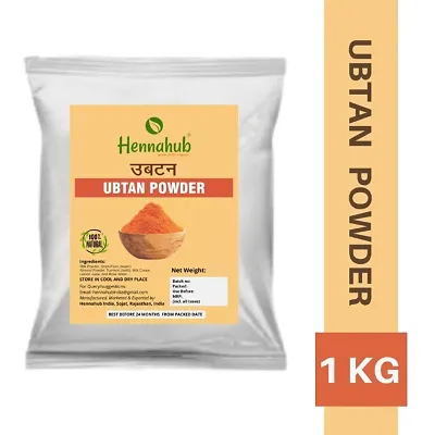 Hennahub  1 KG Natural ubtan powder for face  skin