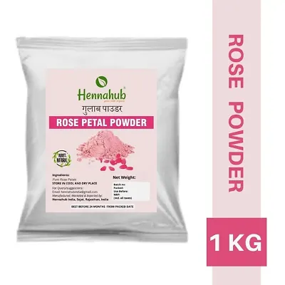 Hennahub  1 KG Natural rose powder for face  skin