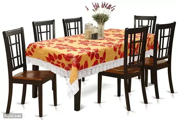 Designer PVC Dining Table Cover Waterproof