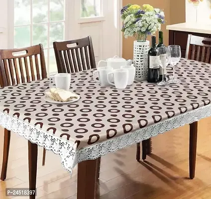 Designer PVC Dining Table Cover Waterproof-thumb0