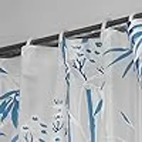 Bamboo Design Waterproof PVC Shower Curtain with 8 Hooks-thumb3