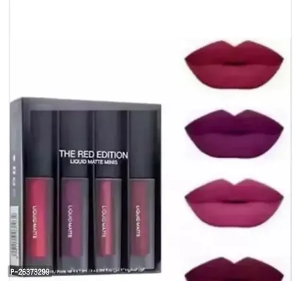 (The Red Edition, 16 Ml) Lipstick Pack Of 4-thumb0