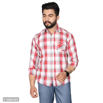 Trendy Multicoloured Cotton Blend Regular Fit Checked Casual Shirt For Men