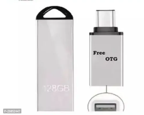 128 Gb Pen Drive Silver 1 Otg Free Srp-thumb0