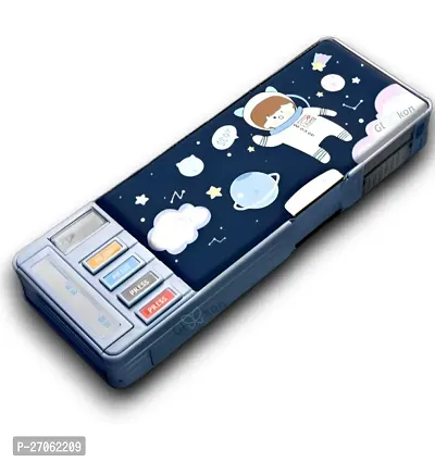 Space Pencil Box Multifunctional Pencil Box for Kids-thumb0