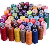 TRIDHARA Polyester Sewing Threads in Box H-301 (Multi-Coloured) - Set of 100 Pieces-thumb3