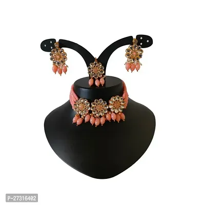 Designer Brass Jewellery Set For Women-thumb0