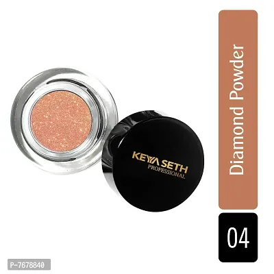 Keya Seth Professional Diamond Powder Woody Brown Glitter for Face,Eyes,Lips,Nails & Body, Micro fine Shimmer Pearl Powder-thumb2