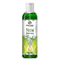 Keya Seth Aromatherapy, Neem Bodywash Gel Enriched with Pure Neem Essential Oil & Olive Extract -Natural Anti Acne & Pimple Unisex for Oily Skin– 200ml-thumb3