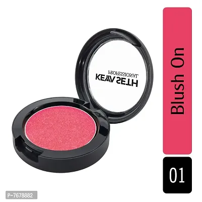 Keya Seth Professional Makeup Blush On, Pink Natural Highlighter & Blusher, Enriched with Jojoba oil & Vitamin E Long Lasting Flushed Look,(Shade 01) 5.2gm-thumb2