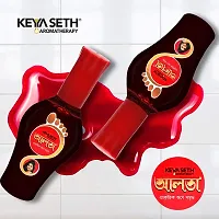 Keya Seth Aromatherapy 100% Natural Dust Sindoor Maroon 2Pcs & Natural Ayurvedic Aalta 2Pcs (Pack Of 4)-thumb2