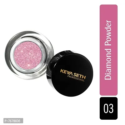 Keya Seth Professional Diamond Powder Purple Glitter for Face,Eyes,Lips,Nails & Body, Micro fine Shimmer Pearl Powder-thumb2