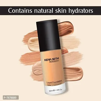 Keya Seth, Full Coverage Liquid Matte Foundation Shade 04 (30Ml)-thumb2