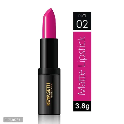 Keya Seth Aromatherapy, Matte Lipstick 02 (02 Bright Fuchsia)-thumb2