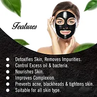 Keya Seth Aromatherapy, Charcoal Peel Off Mask, Blackhead & Dead Skin Removal Tightens Pores, Deeply Cleanses for Men & Women Enriched with Vitamin C & Rose Extract & Activated Charcoal.-thumb3