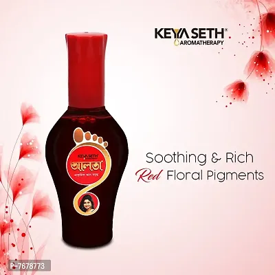 Keya Seth Aromatherapy 100% Natural Red Aalta Enriched with Floral Pigments, No Side- Effects 95ml (Pack Of 3)-thumb3