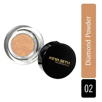 Keya Seth Professional Diamond Powder Gold Glitter for Face,Eyes,Lips,Nails & Body, Micro fine Shimmer Pearl Powder-thumb1