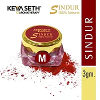 Keya Seth Aromatherapy 100% Natural Dust Sindoor Maroon 2Pcs & Natural Ayurvedic Aalta 2Pcs (Pack Of 4)-thumb3