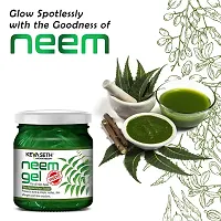 Keya Seth Aromatherapy Neem Gel Moisturizer- For Oily & Sensitive Skin, Prevents Acne & Pimple, Rashes, Skin Allergies & Skin Eruption, with Pure Neem Extract 190gm-thumb2