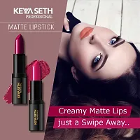 Keya Seth Aromatherapy, Matte Lipstick 04 (04 Dark Nude)-thumb2