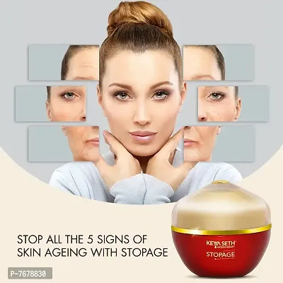 Keya Seth Aromatherapy, Stopage-Age Reversal Treatment-Control Wrinkles, Rejuvenating, Night Cream for Glowing & Youthful Looking Complexing with Goodness of Essential Oil 50gm-thumb3