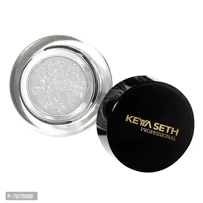 Keya Seth Professional Diamond Powder Sivler Glitter for Face,Eyes,Lips,Nails & Body, Micro fine Shimmer Pearl Powder