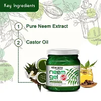 Keya Seth Aromatherapy Neem Gel Moisturizer- For Oily & Sensitive Skin, Prevents Acne & Pimple, Rashes, Skin Allergies & Skin Eruption, with Pure Neem Extract 190gm-thumb3