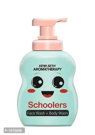 Keya Seth Aromatherapy Schoolers Face wash + Body wash with No Harmful Chemical Deeply Nourishing Wash for Kids, Hypoallergenic, Paraben & Sulphates Free- 300ml