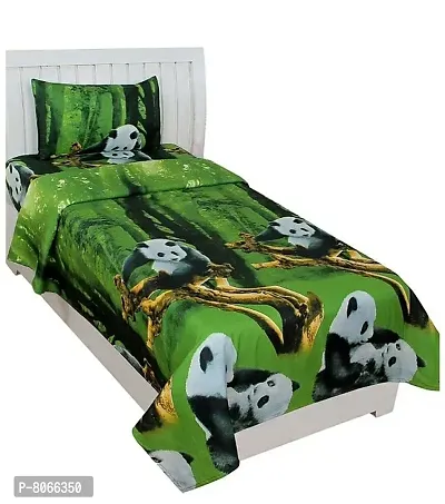 Pure Polycotton Single Bedsheet With 1Pillow cover