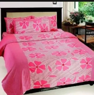 Polycotton Printed Double Bedsheets