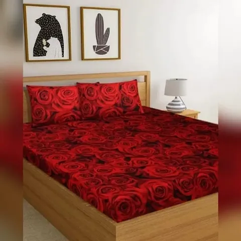 Polycotton Printed Double Bedsheets