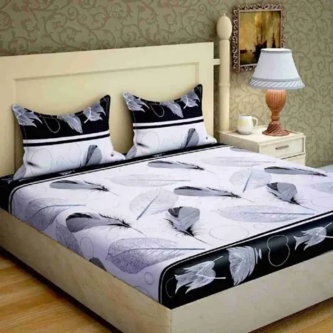 Glace Cotton Double Bedsheets