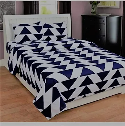 3D Printed Poly Cotton Double Bedsheets