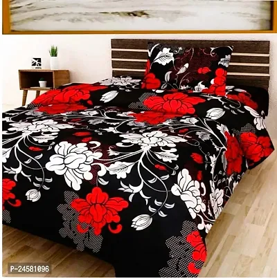 3D Singel Bedsheet With 1 Pillow cover-thumb0