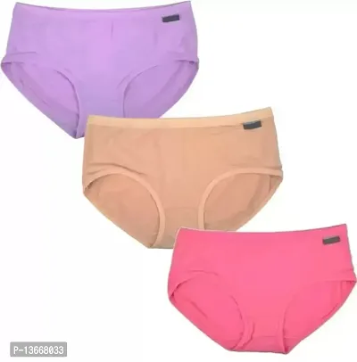 Pack of 3 Women Hipster Multicolor Panty