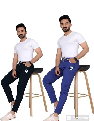 Stylish Regular Fit Regular Track Pants For Men