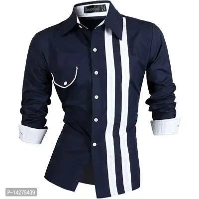 Elegant Cotton Striped Un-Stitched Shirts For Men- 2.25 Mtr-thumb0