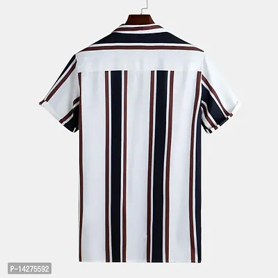 Elegant Cotton Striped Un-Stitched Shirts For Men- 2.25 Mtr