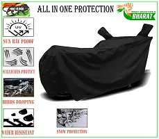 HEDWING-Best Quality Bike Body Cover Compatible For KTM RC 200 Water Resistant Dustproof/Indoor/Outdoor and Parking with All Varients Full Body Protection(colour-Black)-thumb2