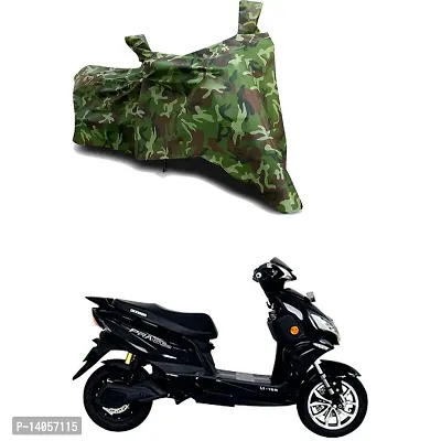 Full Body Protection Bike/Scooty Bike Body Cover Compatible For Okinawa iPraise+ with All Varients Full Body Protection- Jungle Green-thumb0