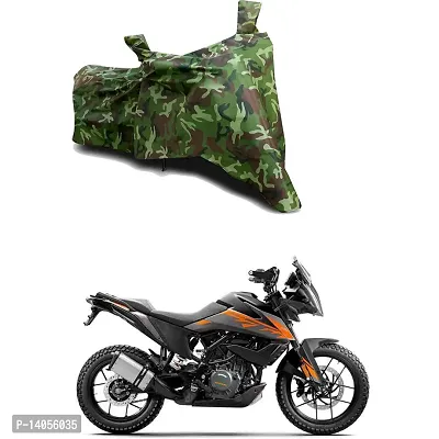 Full Body Protection Bike/Scooty Bike Body Cover Compatible For KTM 390 Adventure with All Varients Full Body Protection- Jungle Green