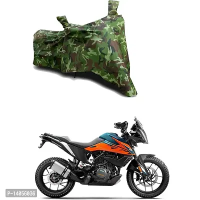 Full Body Protection Bike/Scooty Bike Body Cover Compatible For KTM 390 Adventure STD with All Varients Full Body Protection- Jungle Green