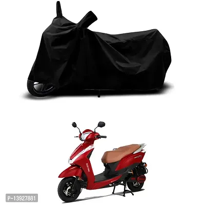 HEDWING-Best Quality Bike Body Cover Compatible For Ampere Magnus EX STD Water Resistant Dustproof/Indoor/Outdoor and Parking with All Varients Full Body Protection(colour-Black)-thumb0