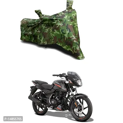 Full Body Protection Bike/Scooty Bike Body Cover Compatible For Bajaj Pulsar 125 with All Varients Full Body Protection- Jungle Green-thumb0