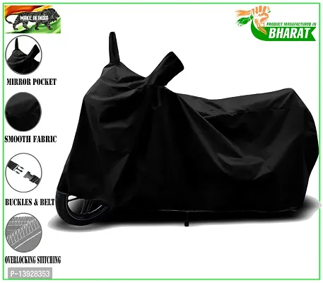 HEDWING-Best Quality Bike Body Cover Compatible For Honda CB300R STD Water Resistant Dustproof/Indoor/Outdoor and Parking with All Varients Full Body Protection(colour-Black)-thumb2