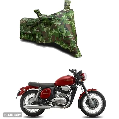 Full Body Protection Bike/Scooty Bike Body Cover Compatible For Jawa Forty Two Comet with All Varients Full Body Protection- Jungle Green