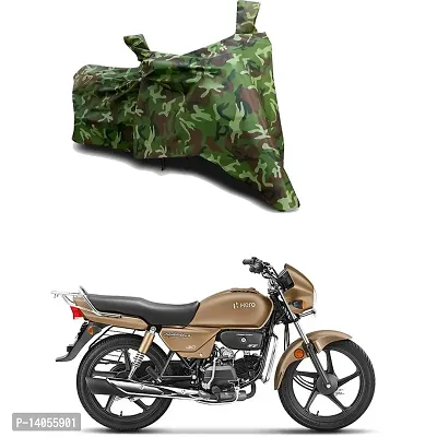 Full Body Protection Bike/Scooty Bike Body Cover Compatible For Hero Splendor Plus with All Varients Full Body Protection- Jungle Green