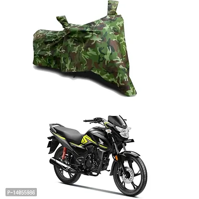 Full Body Protection Bike/Scooty Bike Body Cover Compatible For Honda SP 125 Drum with All Varients Full Body Protection- Jungle Green