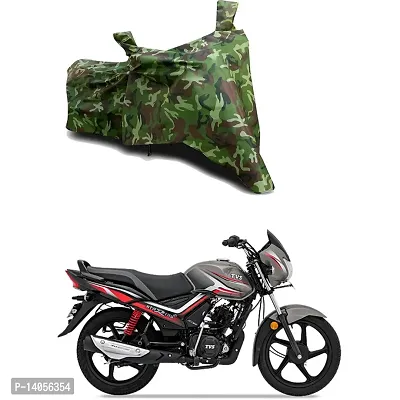 Full Body Protection Bike/Scooty Bike Body Cover Compatible For TVS Star City Plus with All Varients Full Body Protection- Jungle Green