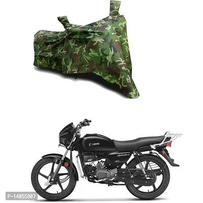 Full Body Protection Bike/Scooty Bike Body Cover Compatible For Hero Splendor Plus Xtec with All Varients Full Body Protection- Jungle Green